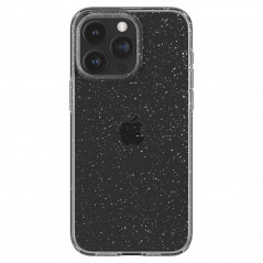 Apple iPhone 15 Pro Hülle Spigen Liquid Crystal Kristallklar  Glitzerkristall 