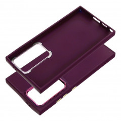 Samsung Galaxy S24 ULTRA Hülle FRAME Elegant  Lila (Purple) 