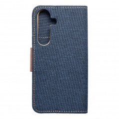 Samsung Galaxy S24 Book Handytaschen CANVAS Book Navy blau