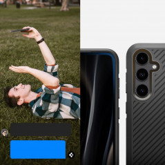 Samsung Galaxy S23 FE Hülle Spigen Armor Elegant  Schwarz