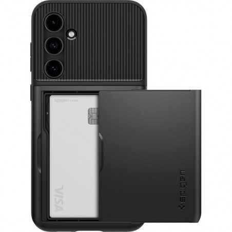 Samsung Galaxy S23 FE Hülle Spigen Slim Armor CS Schwarz