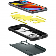 Samsung Galaxy S23 FE Hülle Spigen Armor Schwarz