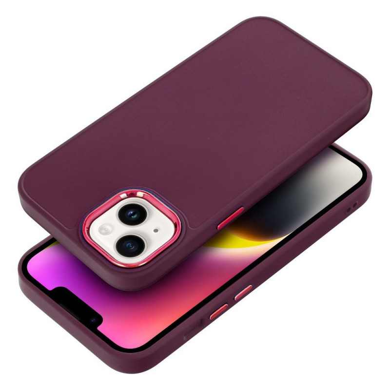 Honor X6a Hülle FRAME Elegant  Lila (Purple) 