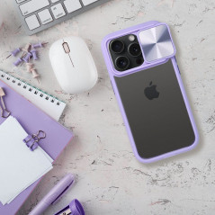 Apple iPhone XS Hülle Slider Lila (Purple) 