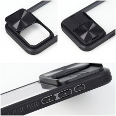 Apple iPhone 11 Pro Max Hülle Slider Schwarz 