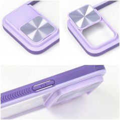 Apple iPhone XS Max Hülle Slider Lila (Purple) 