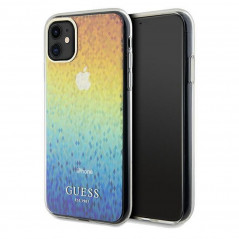 Apple iPhone 11 Hülle Guess IML Faceted Mirror Elegant  Disco schillernd