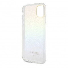 Apple iPhone 11 Hülle Guess IML Faceted Mirror Elegant  Disco schillernd 