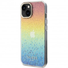 Apple iPhone 15 Hülle Guess IML Faceted Mirror Elegant  Disco schillernd