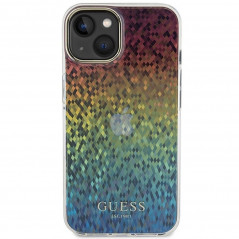 Apple iPhone 15 Hülle Guess IML Faceted Mirror Elegant  Disco schillernd 