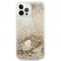 Apple iPhone 12 Hülle Guess Liquide Glitter Charms Elegant  Gold 