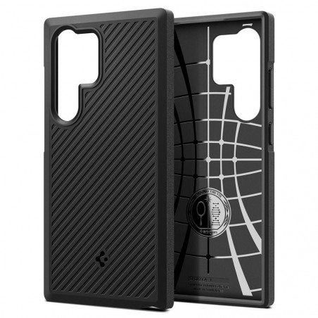 Samsung Galaxy S24 ULTRA Hülle Spigen Core Armor Elegant  Matt Schwarz