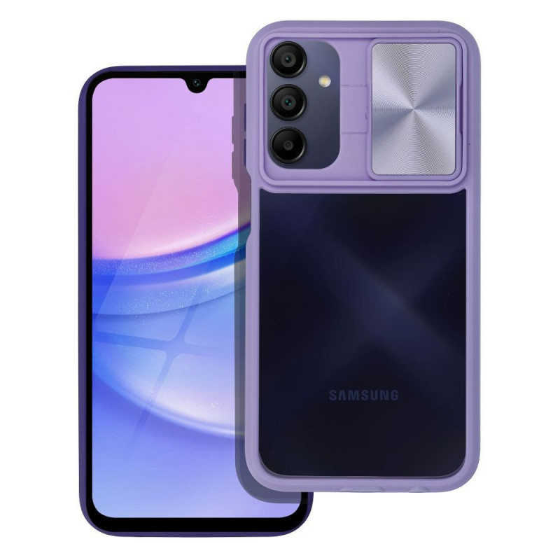 Samsung Galaxy A15 LTE Hülle Slider Lila (Purple) 