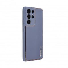 Samsung Galaxy A55 Hülle Leather Blau 