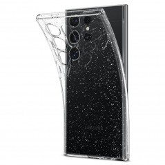 Samsung Galaxy S24 ULTRA Hülle Spigen Liquid Crystal Kristallklar  Glitzerkristall 