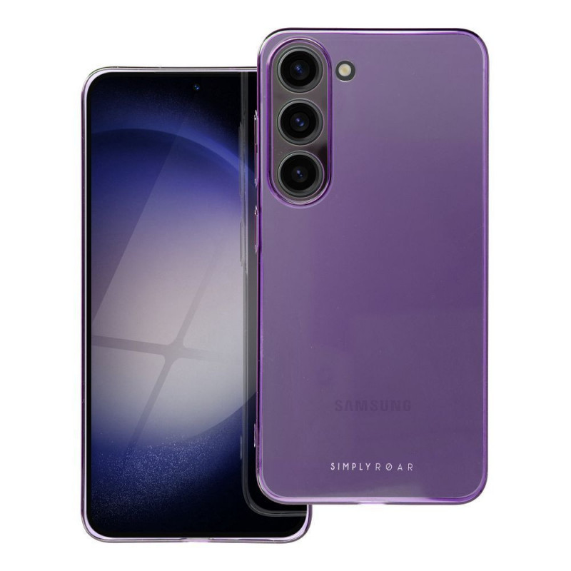 Samsung Galaxy S24 Hülle Roar Pure Simple Fit  Lila (Purple) 