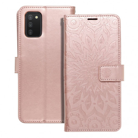 Samsung Galaxy A03 Book Handytaschen MEZZO Book Mandala  Roségold