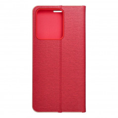 XIAOMI Redmi Note 13 4G Book Handytaschen LUNA Book Gold Elegant  Rot 