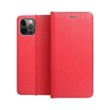 XIAOMI Redmi Note 13 Pro 5G Book Handytaschen LUNA Book Gold Elegant  Rot 