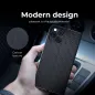 XIAOMI Redmi Note 13 Pro 4G Book Handytaschen LUNA Book Carbon Kohlenstoff-Faser, Elegant  Schwarz 