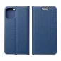 XIAOMI Redmi Note 13 Pro 4G Book Handytaschen LUNA Book Carbon Kohlenstoff-Faser, Elegant  Blau 