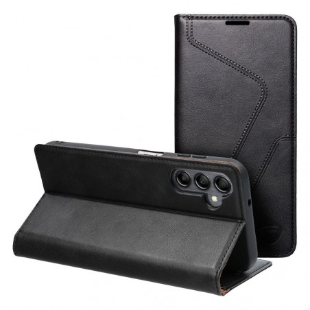 Samsung Galaxy A14 LTE Book Handytaschen Forcell F-PROTECT RFID Blocker Book Elegant  Schwarz