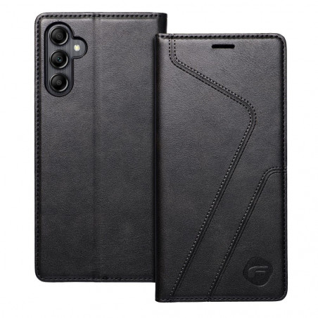 Samsung Galaxy A14 LTE Book Handytaschen Forcell F-PROTECT RFID Blocker Book Elegant  Schwarz