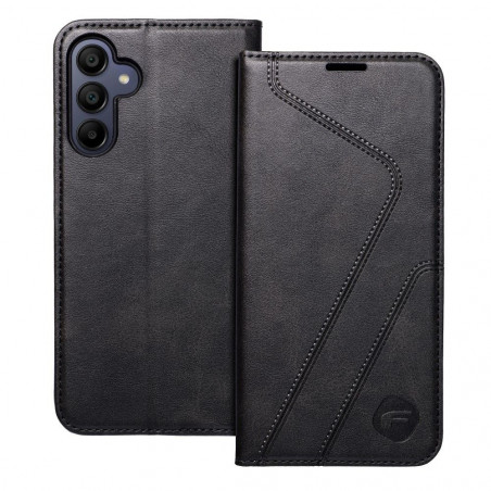 Samsung Galaxy A15 LTE Book Handytaschen Forcell F-PROTECT RFID Blocker Book Elegant  Schwarz