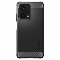 XIAOMI Redmi Note 12 Pro Plus 5G Hülle Spigen Armor Kohlenstoff-Faser, Elegant  Schwarz