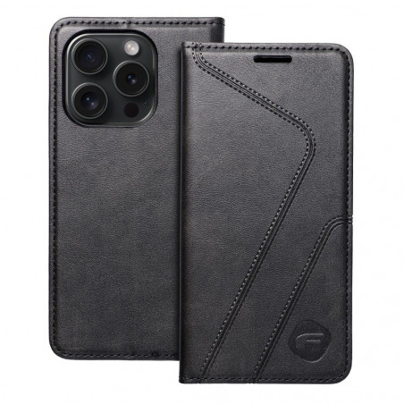 XIAOMI Redmi Note 13 4G Book Handytaschen Forcell F-PROTECT RFID Blocker Book Elegant  Schwarz 