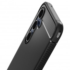 Samsung Galaxy A55 Hülle Spigen Armor Kohlenstoff-Faser, Elegant  Schwarz