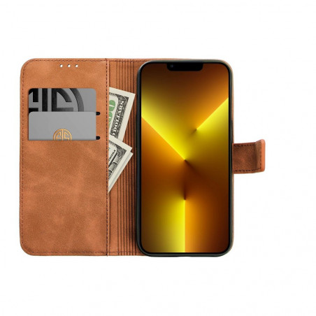 Samsung Galaxy Xcover7 Book Handytaschen TENDER Book Braun 