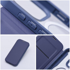 Apple iPhone 15 Book Handytaschen Smart Mag Book Elegant  MagSAFE  Blau 