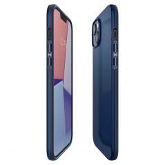 Apple iPhone 14 Hülle Spigen Thin Fit Navy blau 