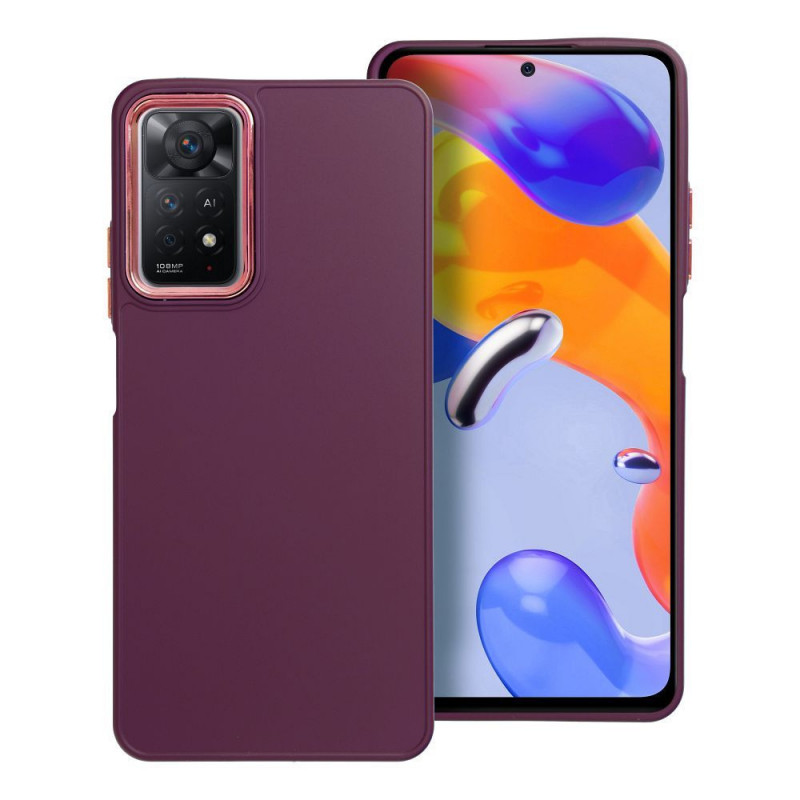 XIAOMI Redmi Note 11 Pro 5G Hülle FRAME Elegant  Lila (Purple) 