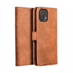 XIAOMI Mi 11 Lite Book Handytaschen TENDER Book Braun 