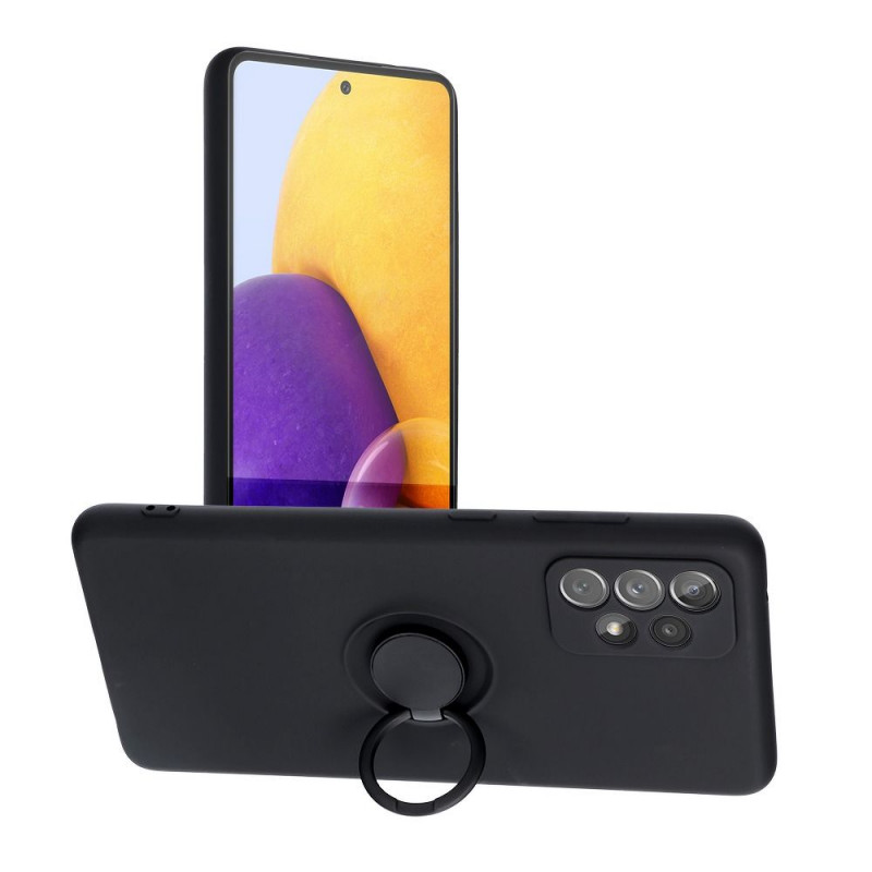 Samsung Galaxy A52 5G Hülle Silicone ring Schwarz 