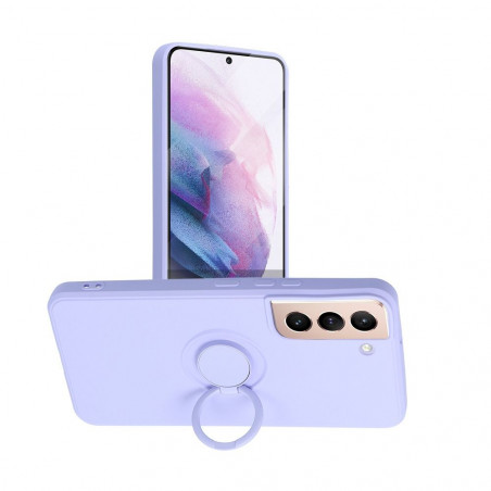 Samsung Galaxy S20 FE 5G Hülle Silicone ring Lila (Violet) 