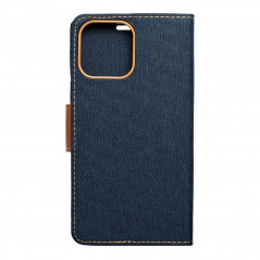 Apple iPhone 13 Pro Max Book Handytaschen CANVAS Book Navy blau