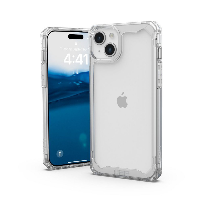 Apple iPhone 15 Plus Hülle Urban Armor Gear Plyo Premium-Gehäuse  MagSAFE  Eis 