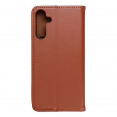 Samsung Galaxy A15 LTE Book Handytaschen Leather case SMART PRO Elegant  Braun 