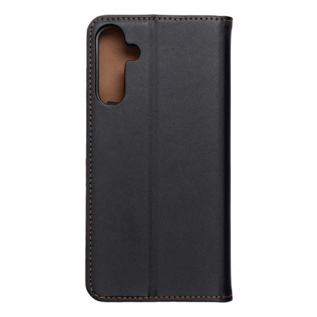 Samsung Galaxy A15 LTE Book Handytaschen Leather case SMART PRO Elegant  Schwarz 