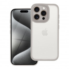 Apple iPhone 15 Pro Hülle VARIETE Elegant  Stahl