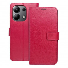 XIAOMI Redmi Note 13 4G Book Handytaschen MEZZO Book Mandala  Magenta 