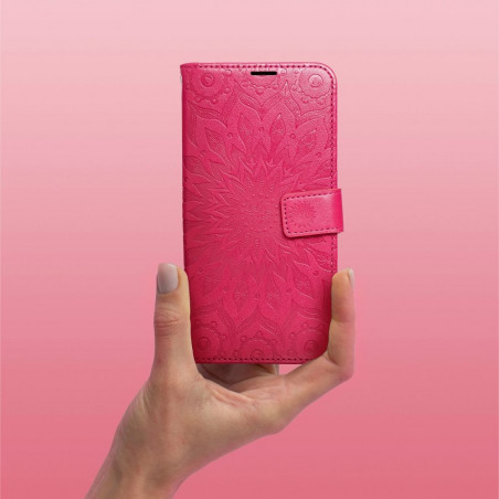 XIAOMI Redmi Note 13 Pro Plus 5G Book Handytaschen MEZZO Book Mandala  Magenta 