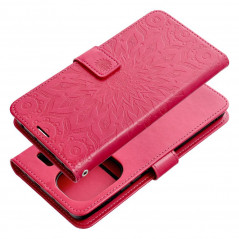 XIAOMI Redmi Note 13 Pro Plus 5G Book Handytaschen MEZZO Book Mandala  Magenta 