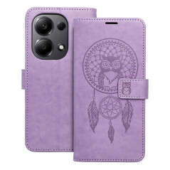 XIAOMI Redmi Note 13 Pro 4G Book Handytaschen MEZZO Book Traumfänger  Lila (Purple) 