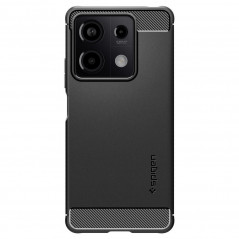 XIAOMI Redmi Note 13 5G Hülle Spigen Armor Kohlenstoff-Faser, Elegant  Schwarz