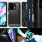 XIAOMI Redmi Note 13 5G Hülle Spigen Rugged Armor Kohlenstoff-Faser, Elegant  Matt Schwarz 