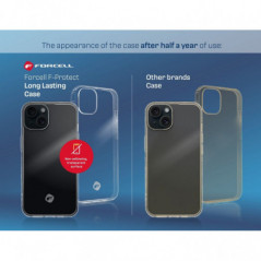 Apple iPhone 13 Pro Hülle Forcell F-Protect Long Lasting Durchsichtbar 